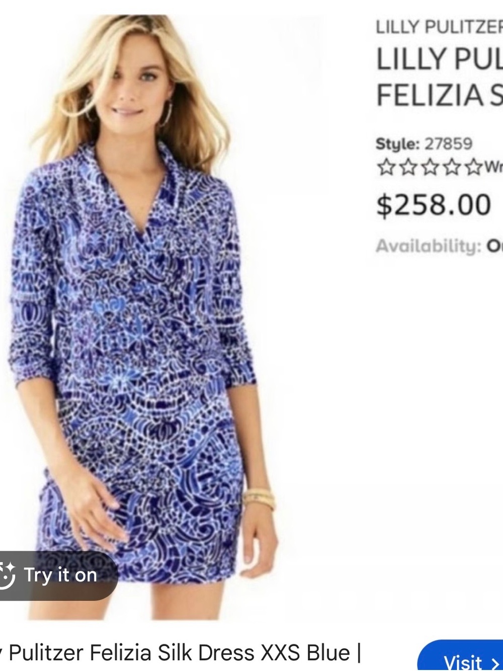 Lilly Pulitzer Felizia dress